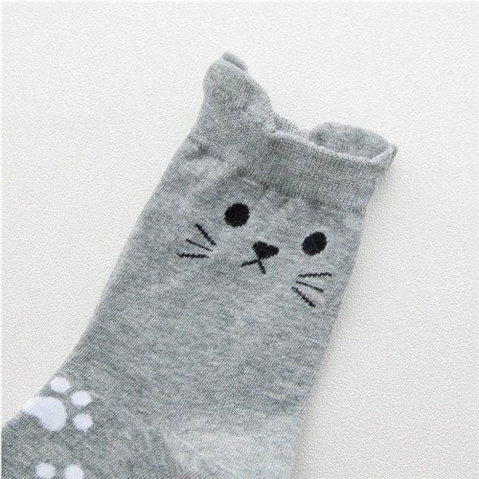 Chaussette chat patte