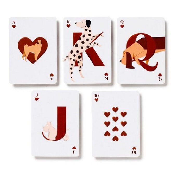 Jeu de Cartes Traditionnel Barks - Chien