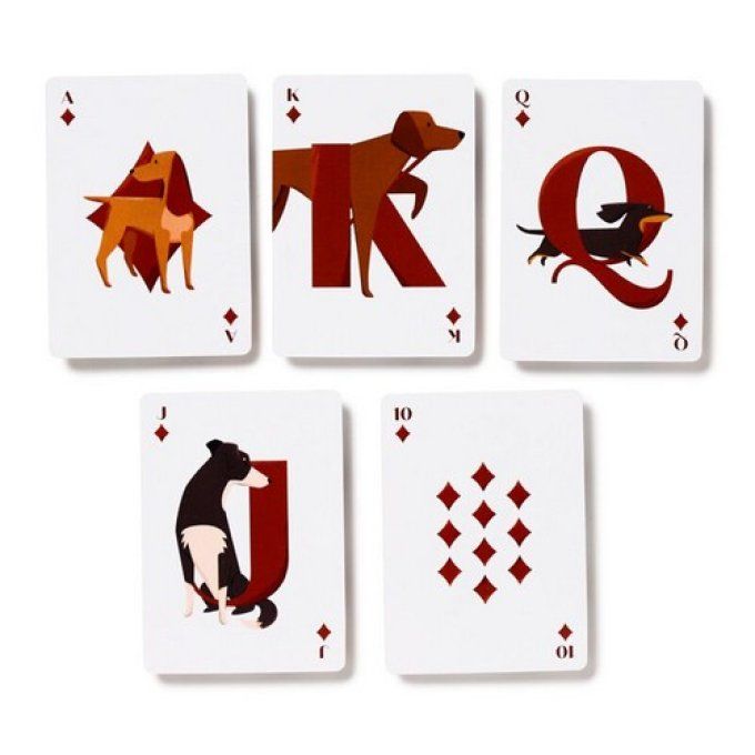 Jeu de Cartes Traditionnel Barks - Chien