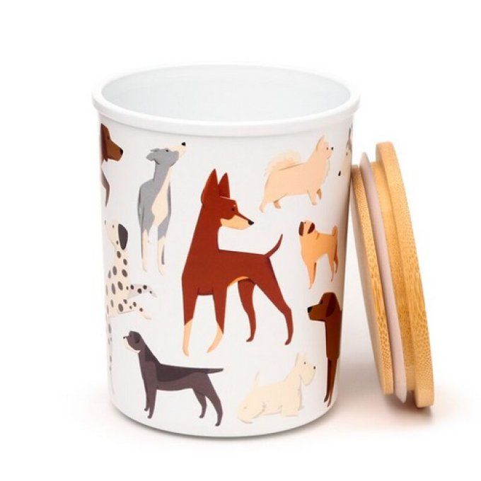 Lot de 2 Pots de Rangement Recyclés Wild Stag S/M Bark - Chien