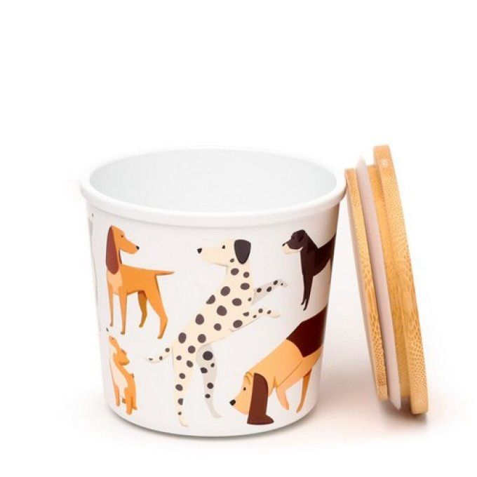 Lot de 2 Pots de Rangement Recyclés Wild Stag S/M Bark - Chien