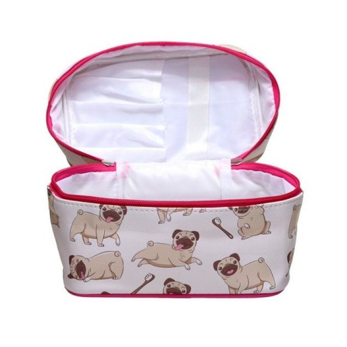 Sac Vanity Trousse de Toilette Mopps - Chien Carlin